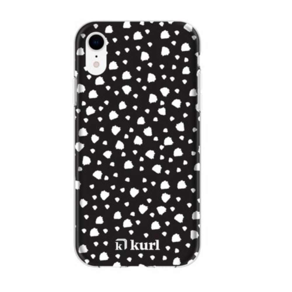 💜iPhone XR protective Dot Print Phone Case